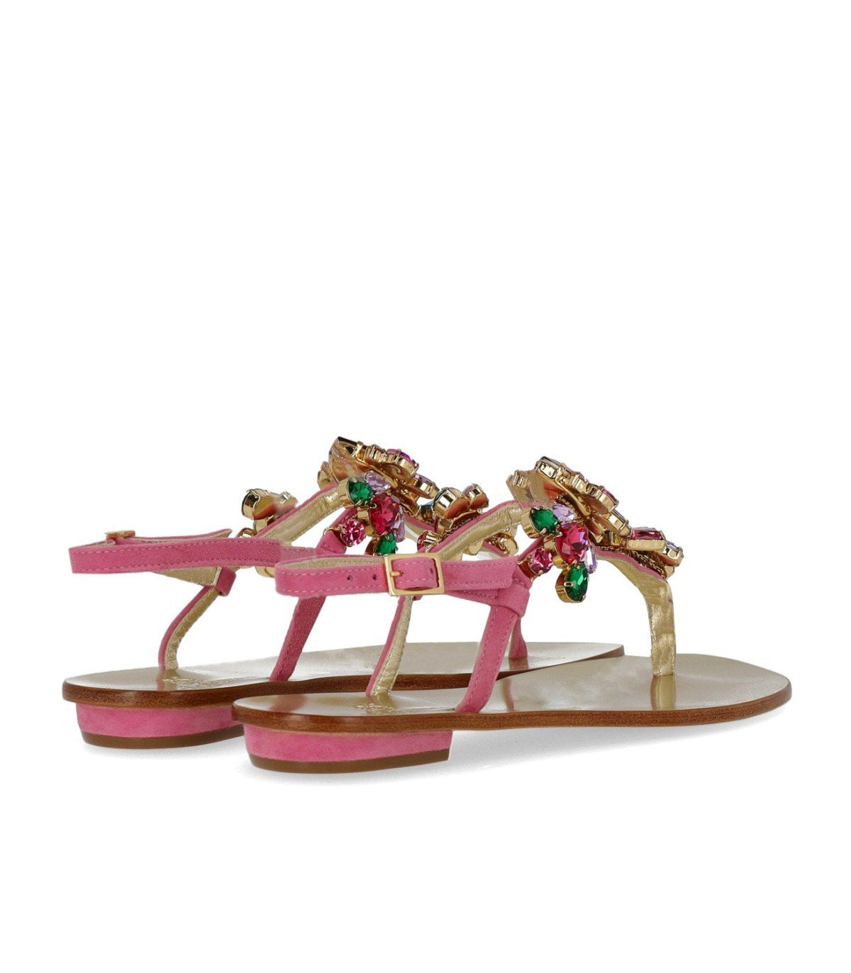 PAOLO FERRARA FUCHSIA FLACHE SANDALE