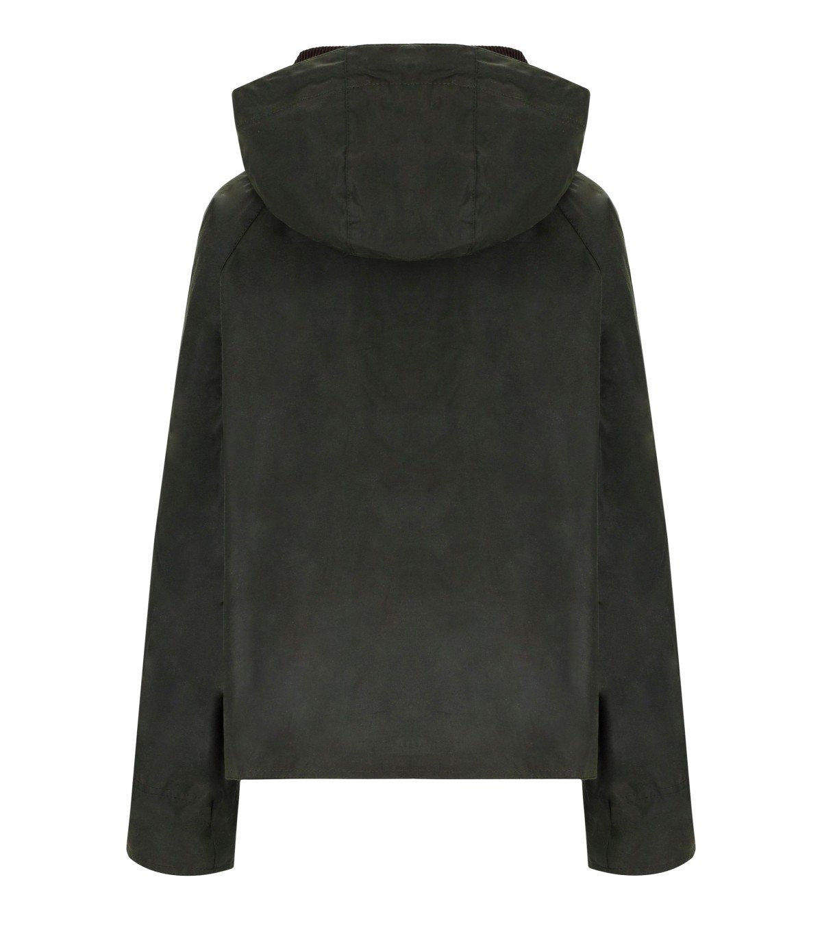 BARBOUR REIGHTON WAX GREEN HOODED JACKET