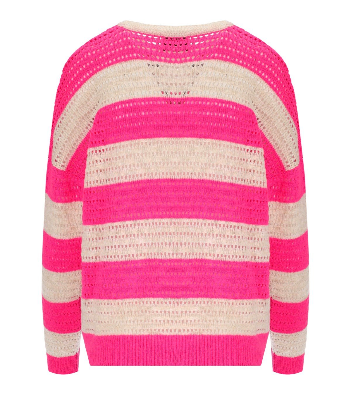 ESSENTIEL ANTWERP JACKPOT FUCHSIA CREWNECK SWEATER