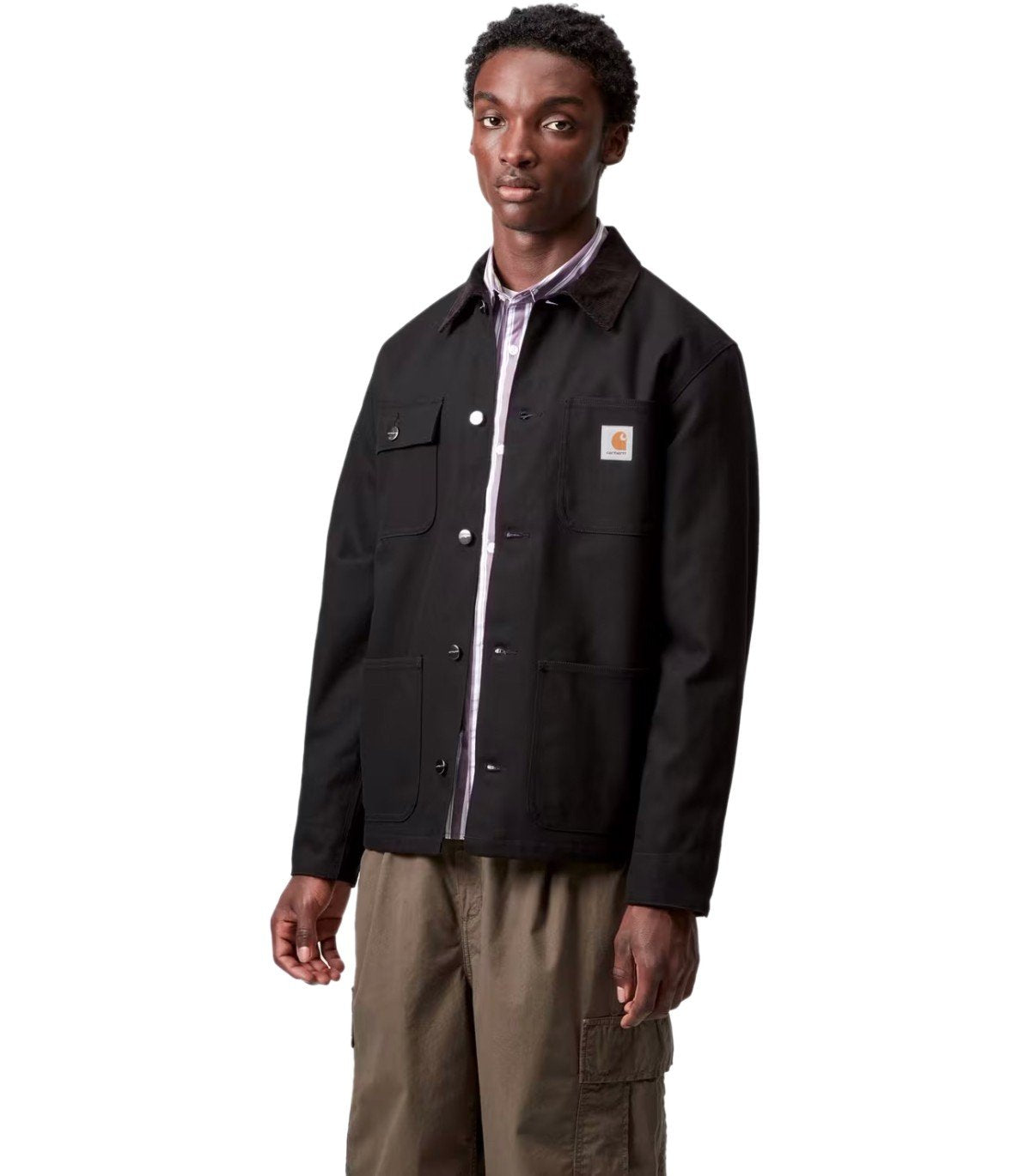 CARHARTT WIP MICHIGAN WINTER SCHWARZE JACKE