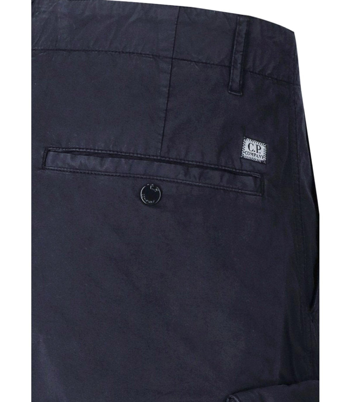 C.P. COMPANY BLUE CARGO BERMUDA SHORTS