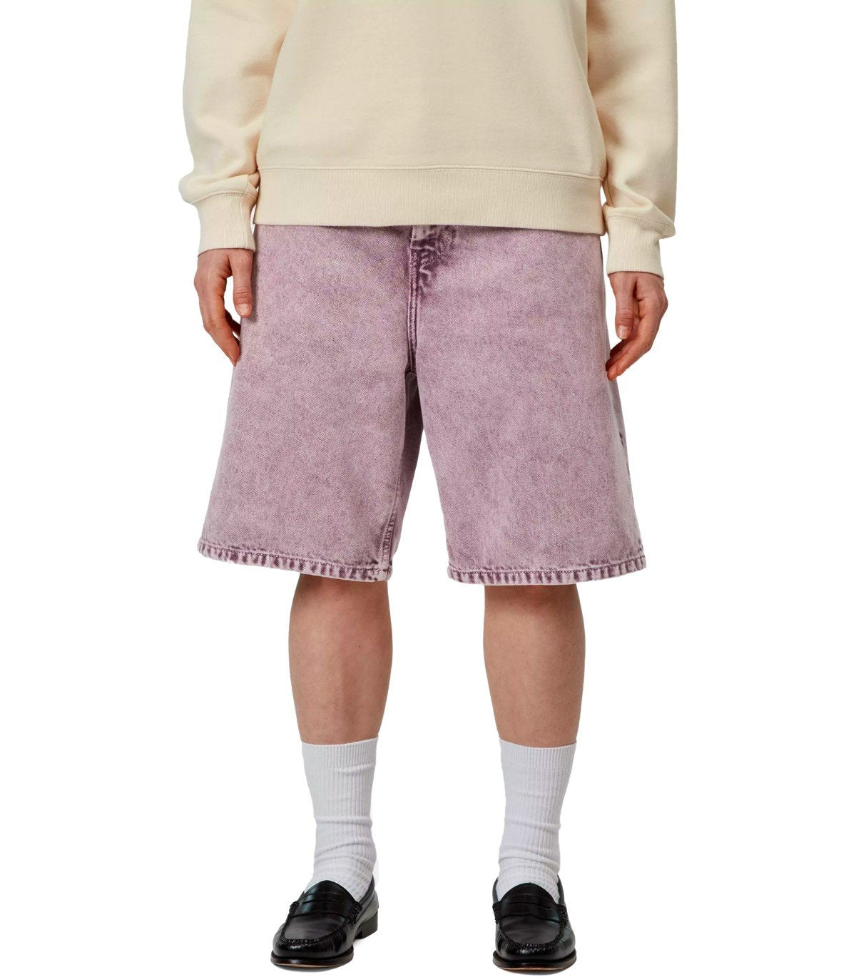 CARHARTT WIP W' BRANDON PURPLE BERMUDA SHORTS