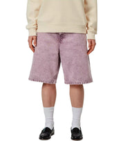 CARHARTT WIP W' BRANDON PURPLE BERMUDA SHORTS