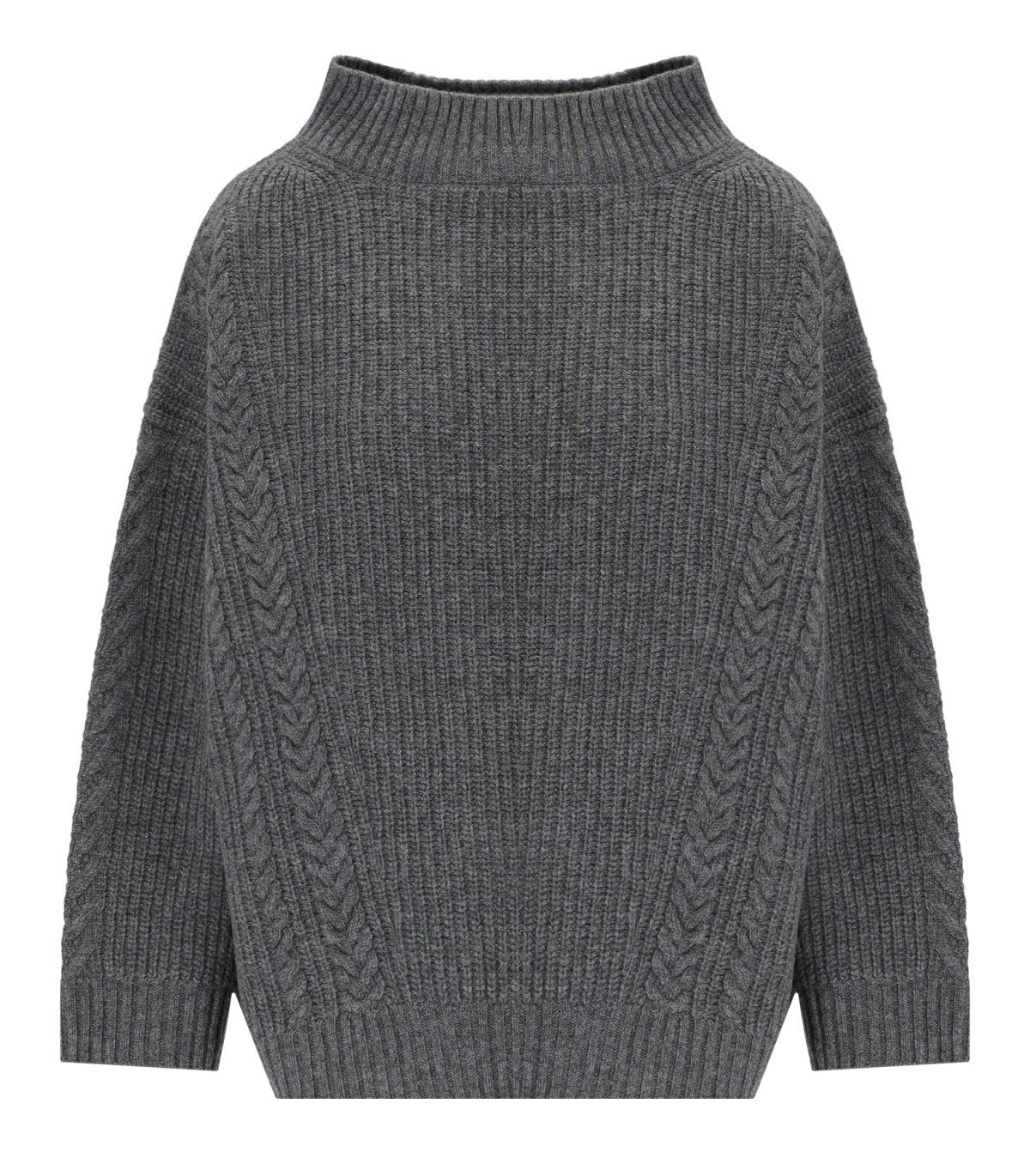 MAX MARA WEEKEND SALITA ANTHRACITE GREY SWEATER
