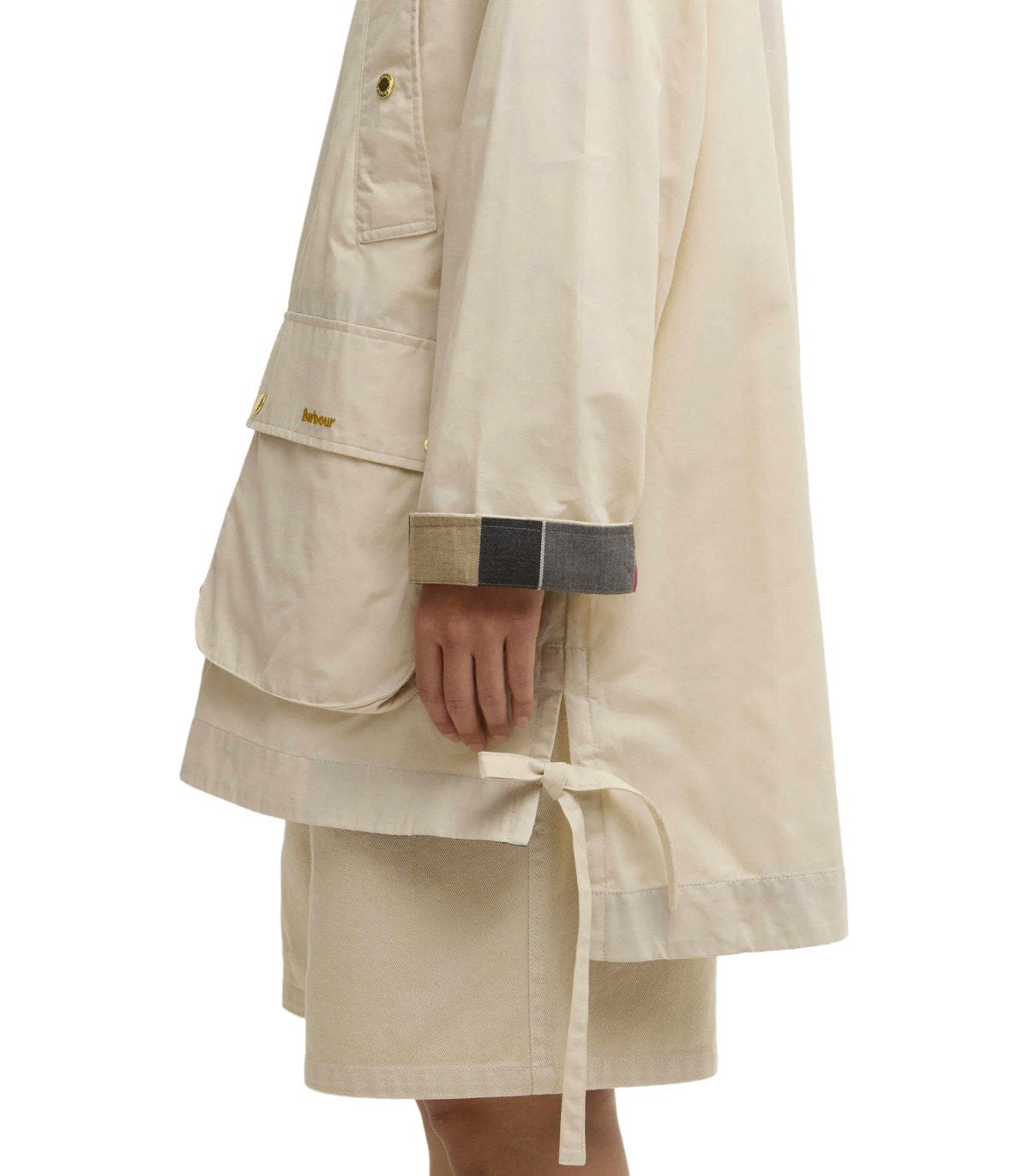 BARBOUR MIDDELMARCH BEIGE HOODED JACKET