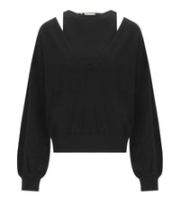 MM MAX MARA OTTONE ZWARTE BIJPASSENDE SET - L