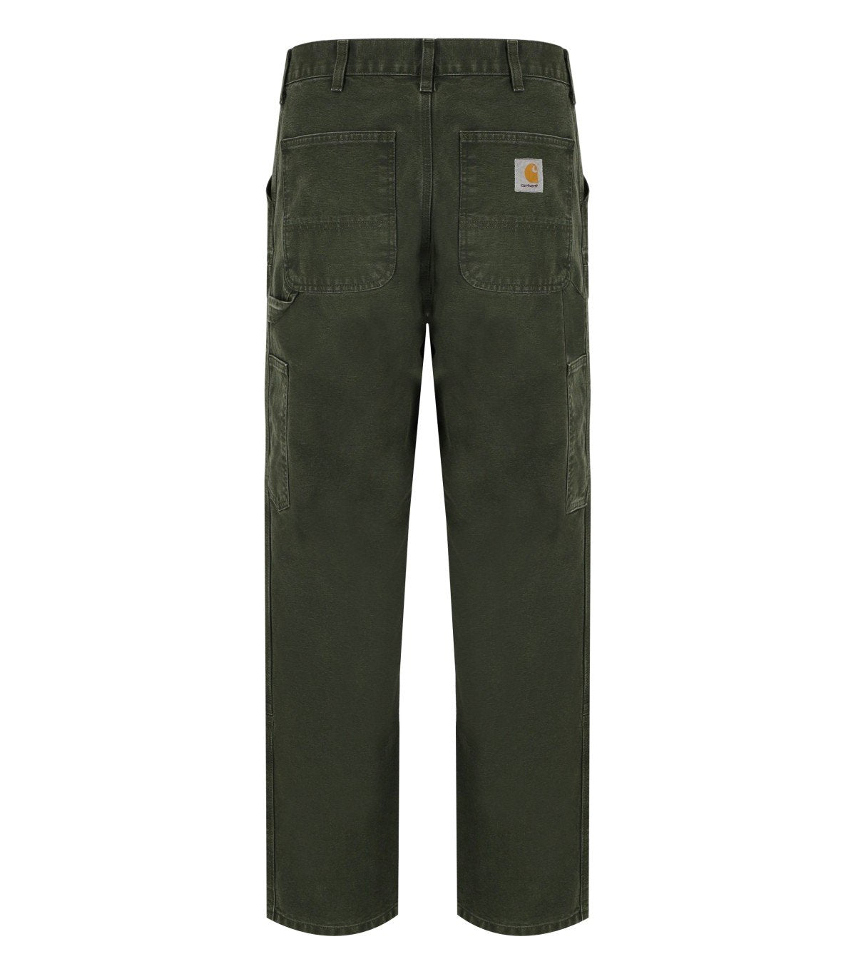CARHARTT WIP DOUBLE KNEE OLIVE GREEN PANTS