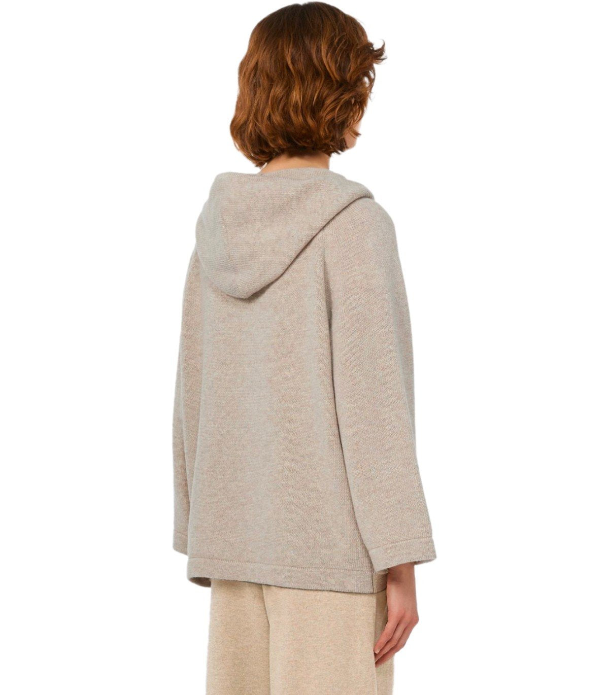 MAX MARA WEEKEND GHIANDA BEIGE KAPUZENPULLOVER