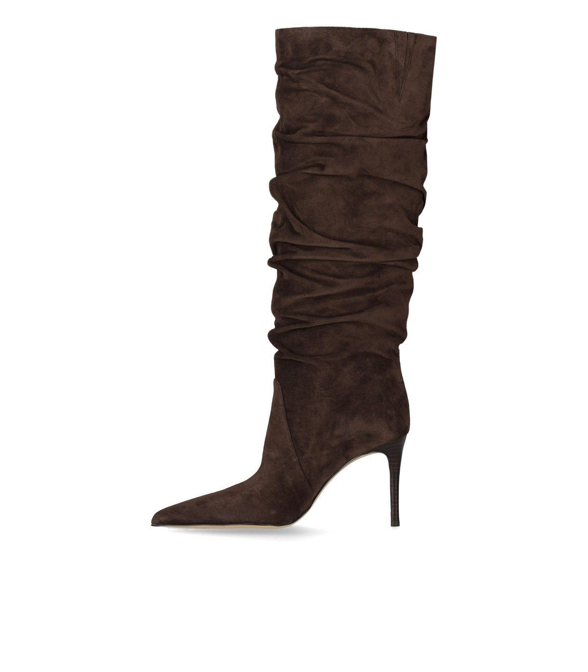 MICHAEL KORS DAWN CHOCOLATE HEELED BOOT