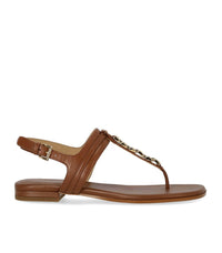 MICHAEL KORS MARCIA LUGGAGE THONG SANDAL - 38