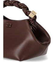 GANNI BOU BRAUNE HANDTASCHE