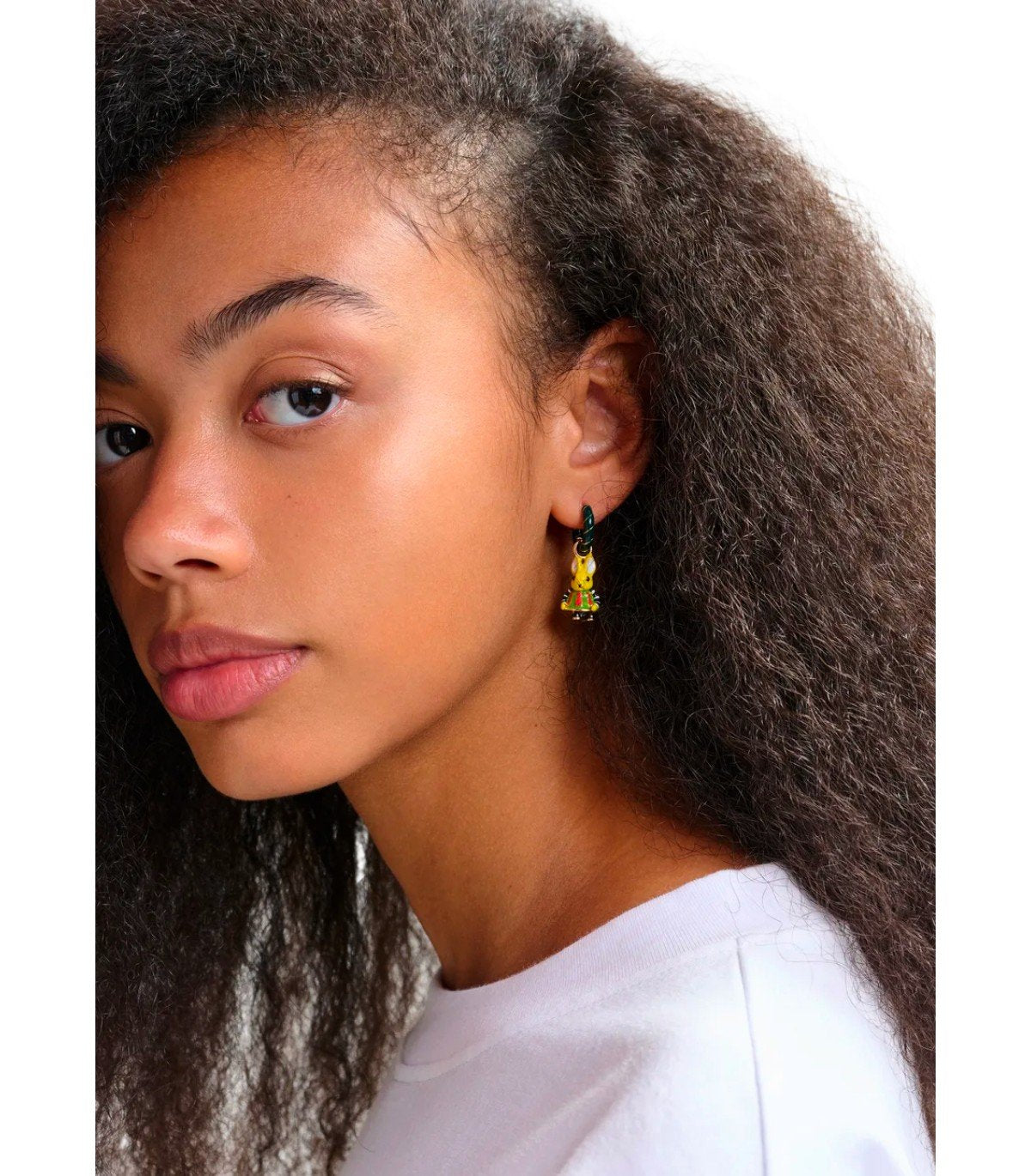 ESSENTIEL ANTWERP JABBIT GREEN EARRINGS