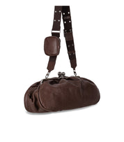 MAX MARA WEEKEND PASTICCINO CRISTIN LARGE DUNKLEBRAUNE HANDTASCHE
