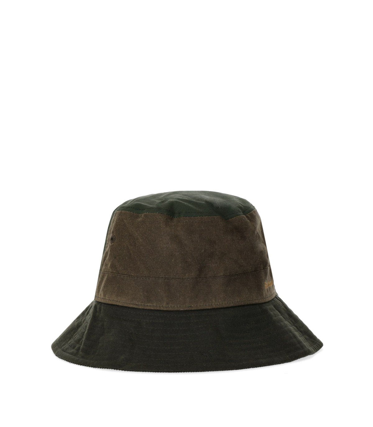 BARBOUR BRACKLEY WAX GREEN BUCKET HAT