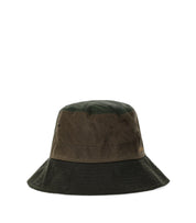 BARBOUR BRACKLEY WAX GREEN BUCKET HAT