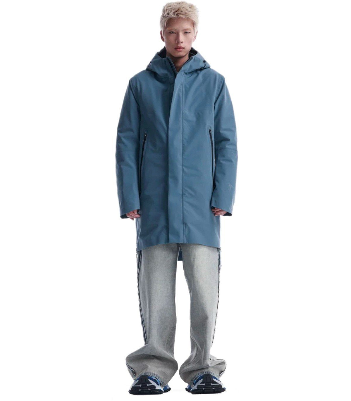 KRAKATAU PLANCK RETRO BLUE PARKA