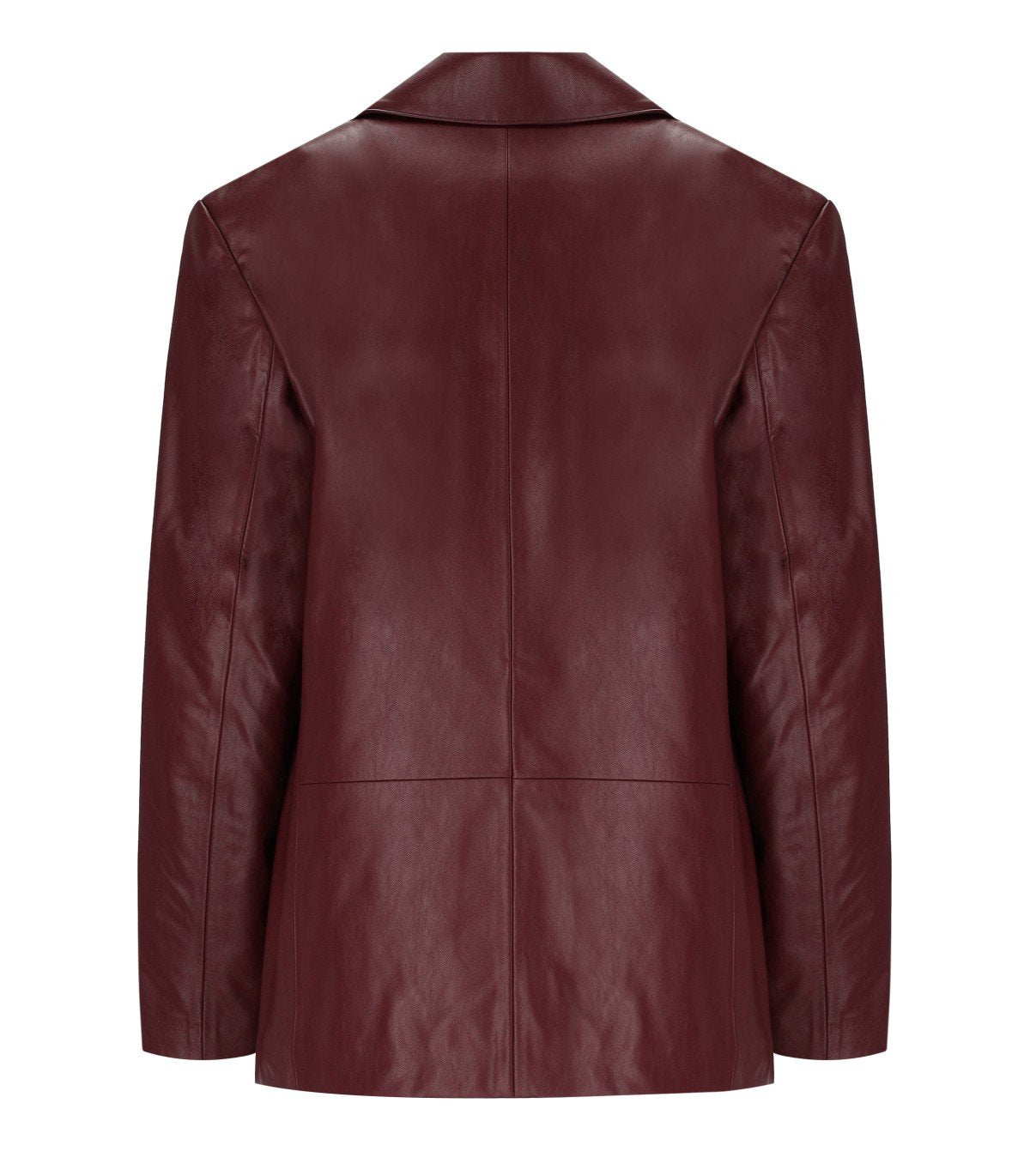 ESSENTIEL ANTWERP IDREY BURGUNDY SINGLE BREASTED BLAZER
