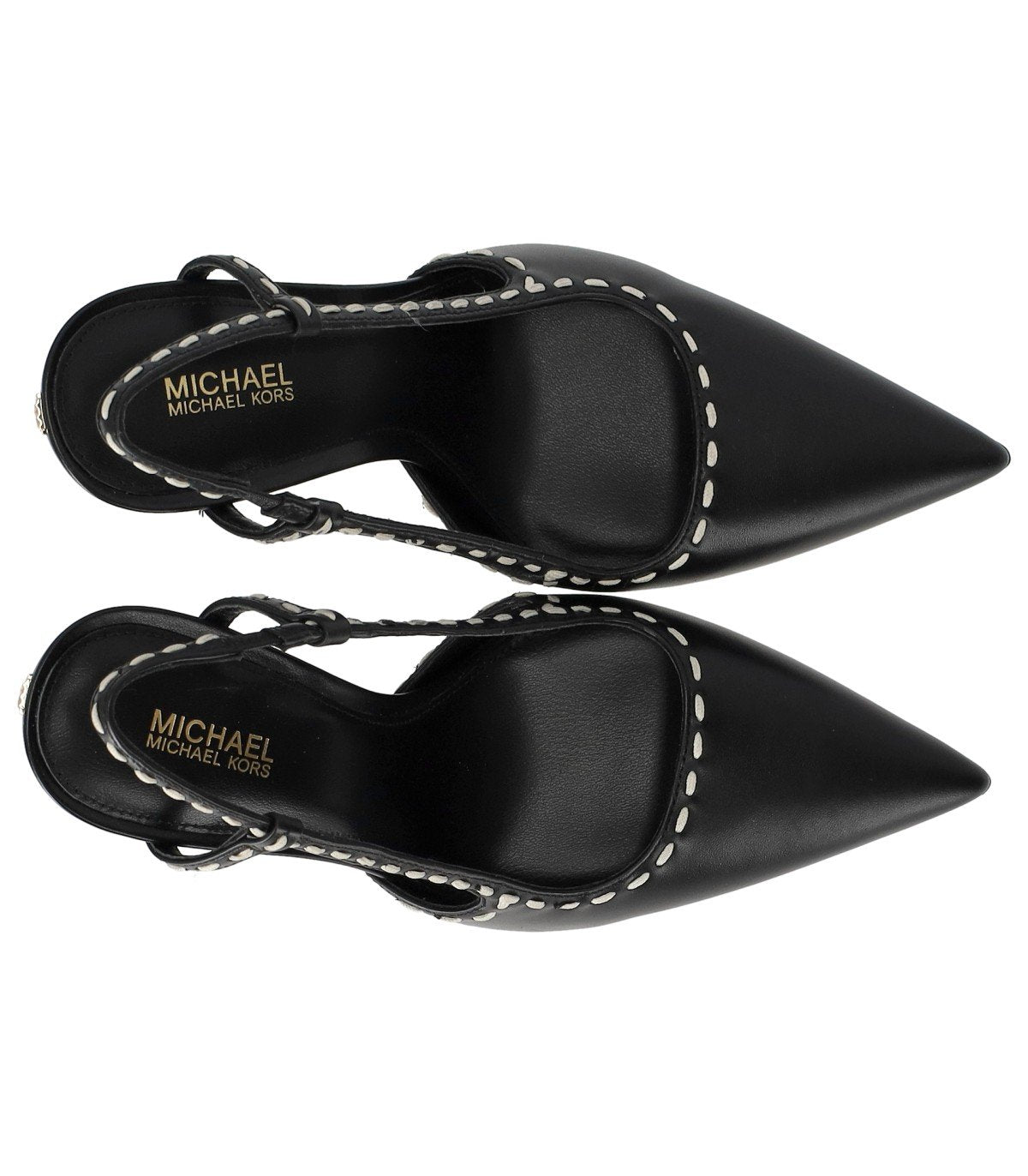 MICHAEL KORS ALORA ZWART SLINGBACK PUMP