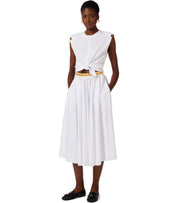 ELISABETTA FRANCHI WHITE KNOTTED TOP