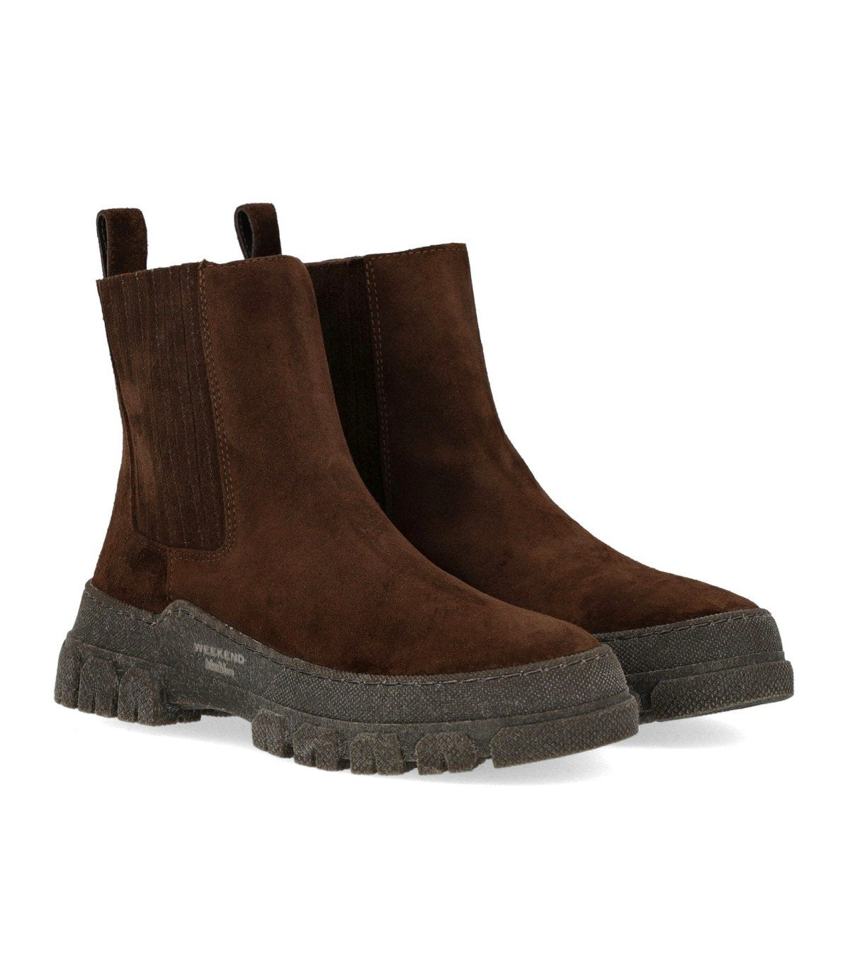 MAX MARA WEEKEND GENEPI DARK BROWN CHELSEA BOOT