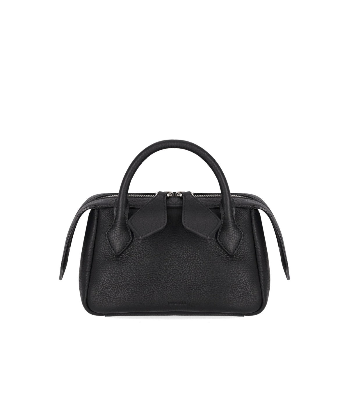 ALICE BLACK LEATHER HANDBAG MINOBOSSI