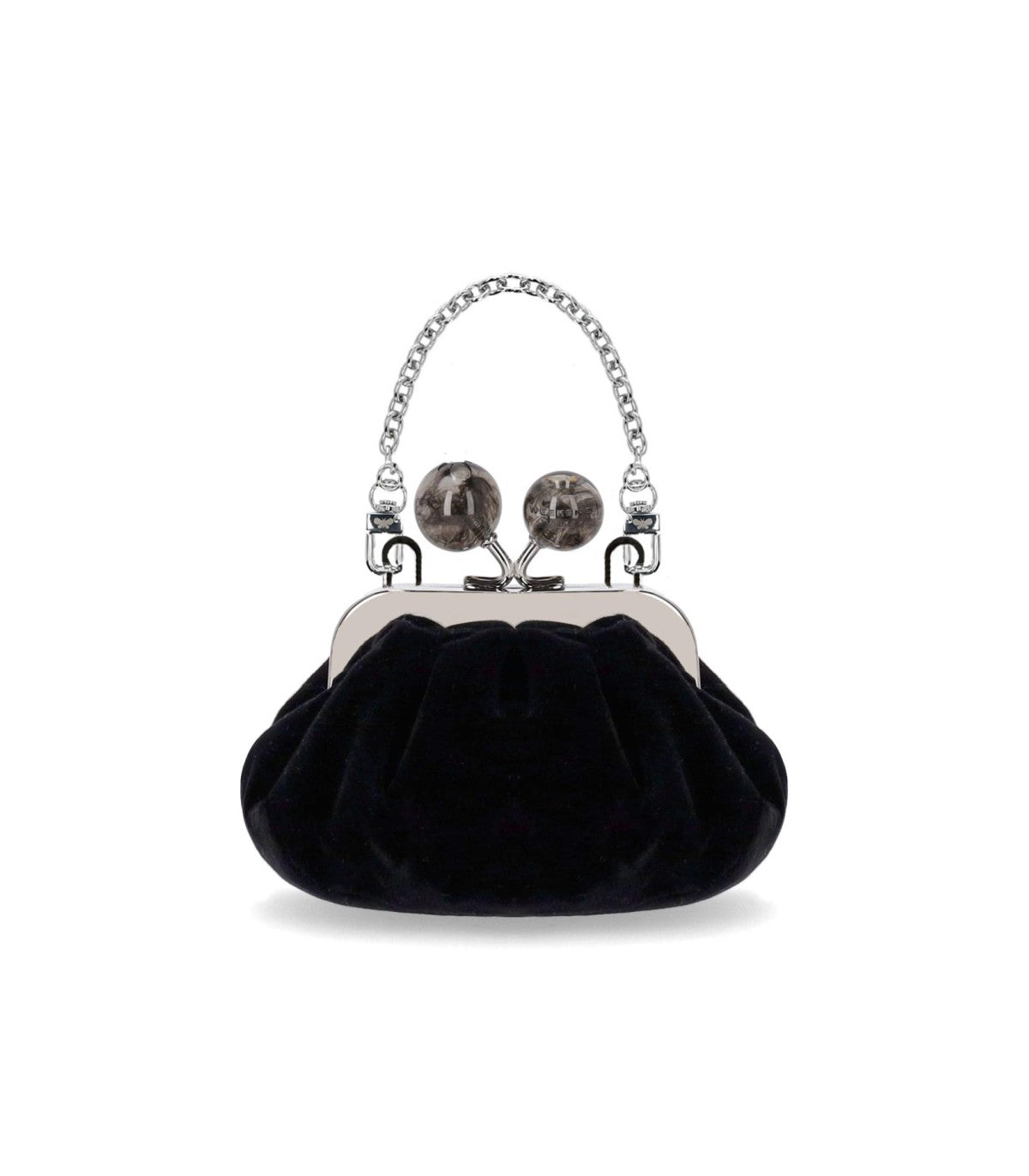 POCHETTE PASTICCINO NOCINO VELOURS NOIR MAX MARA WEEKEND