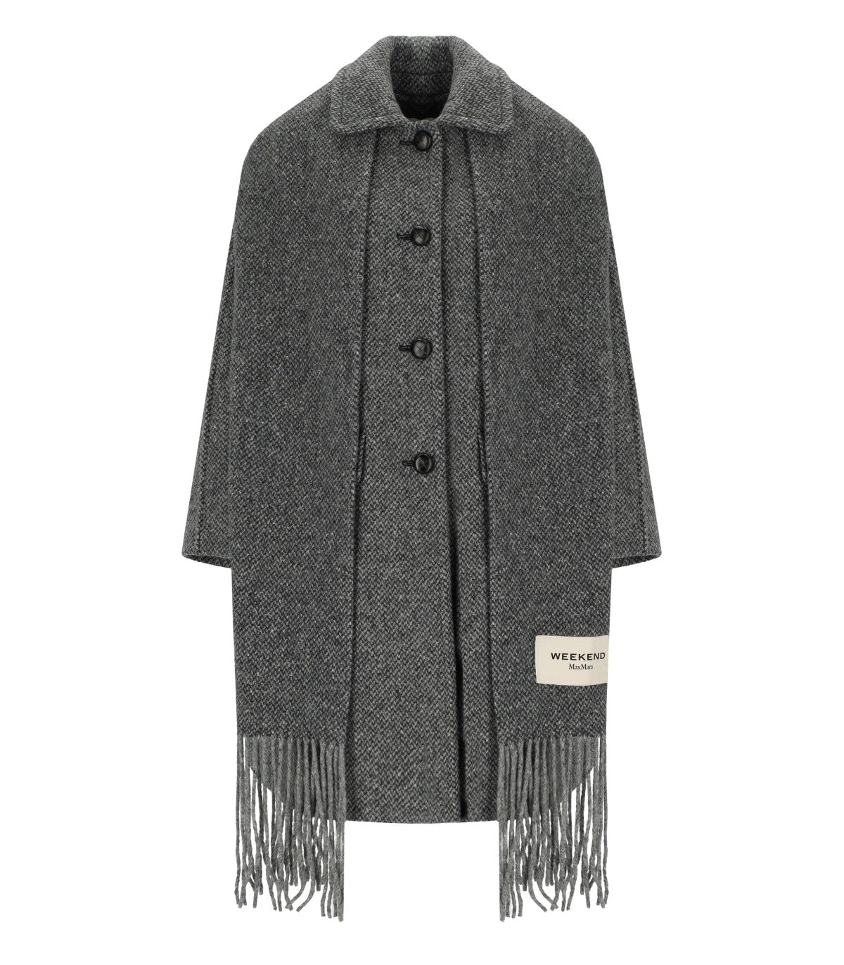 CAPPOTTO CON SCIARPA ABBINATA LATINO GRIGIO MAX MARA WEEKEND