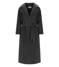 ABRIGO CON CINTURÓN TEMPERA ANTRACITA MAX MARA WEEKEND - 38