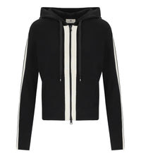 BLACK ZIP SWEATSHIRT ELISABETTA FRANCHI - 40