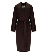 BELTED COAT BROWN ELISABETTA FRANCHI - 40