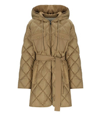 DOUDOUNE LONGUE AVEC CEINTURE FIDATO BEIGE MAX MARA WEEKEND - 38