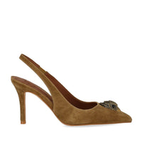 SLINGBACK BELGRAVIA IN BEIGE SUEDE KURT GEIGER - 36