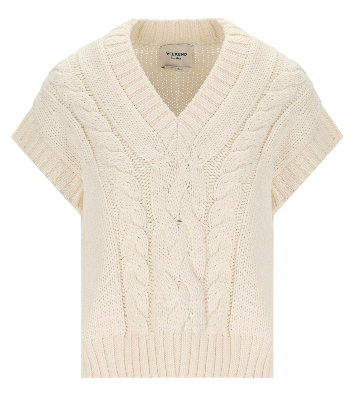 GILET PASCIA ECRU MAX MARA WEEKEND