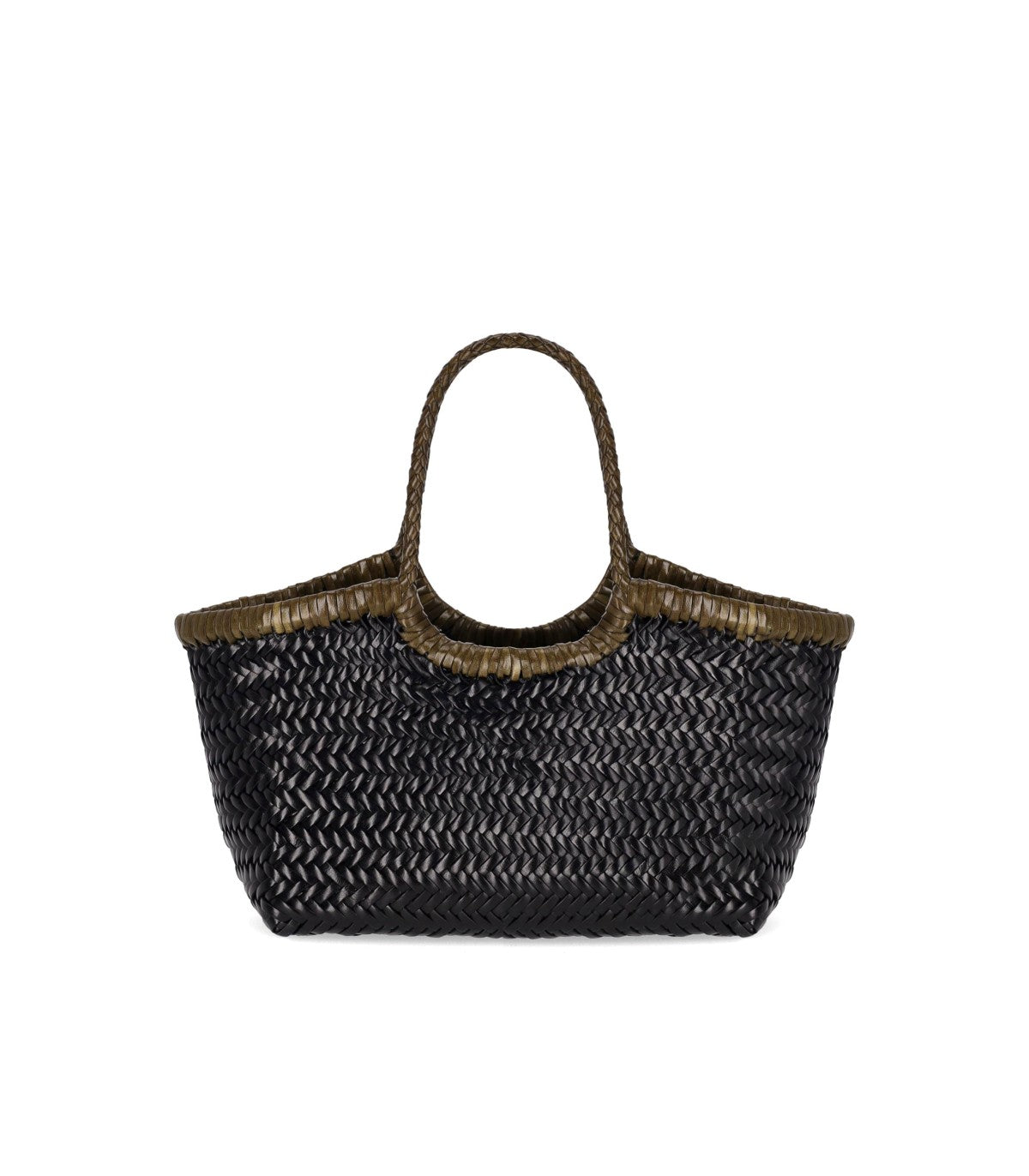 NANTUCKET BLACK KHAKI SHOULDER BAG DRAGON DIFFUSION