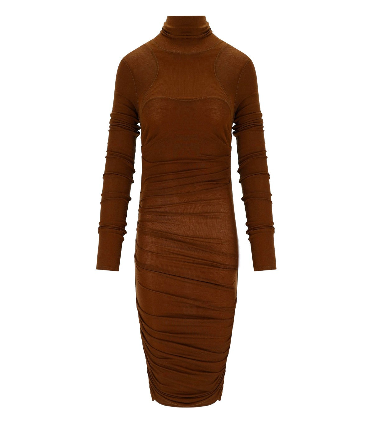 ABITO MIDI MARRONE ELISABETTA FRANCHI