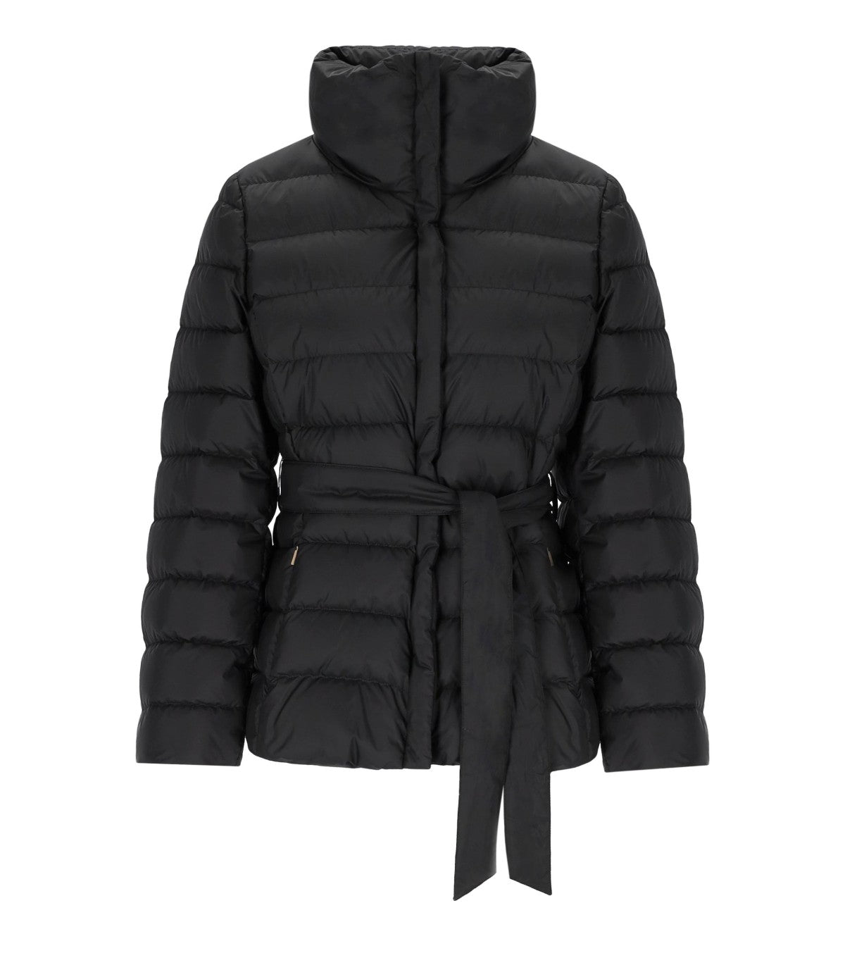 PUFFER JACKET CORTE CINTURA NERO MAX MARA WEEKEND