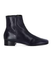 MATHEW ANKLE BOOT IN BLUE NAPPA LEATHER GUGLIELMO ROTTA - 36