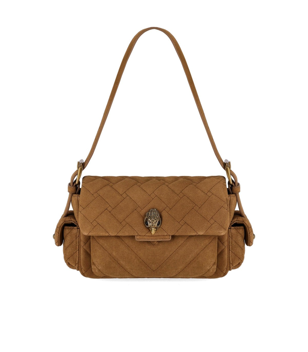 KURT GEIGER KENSINGTON BROWN SHOULDER BAG
