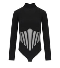 BODYSUIT NERO ELISABETTA FRANCHI - 42
