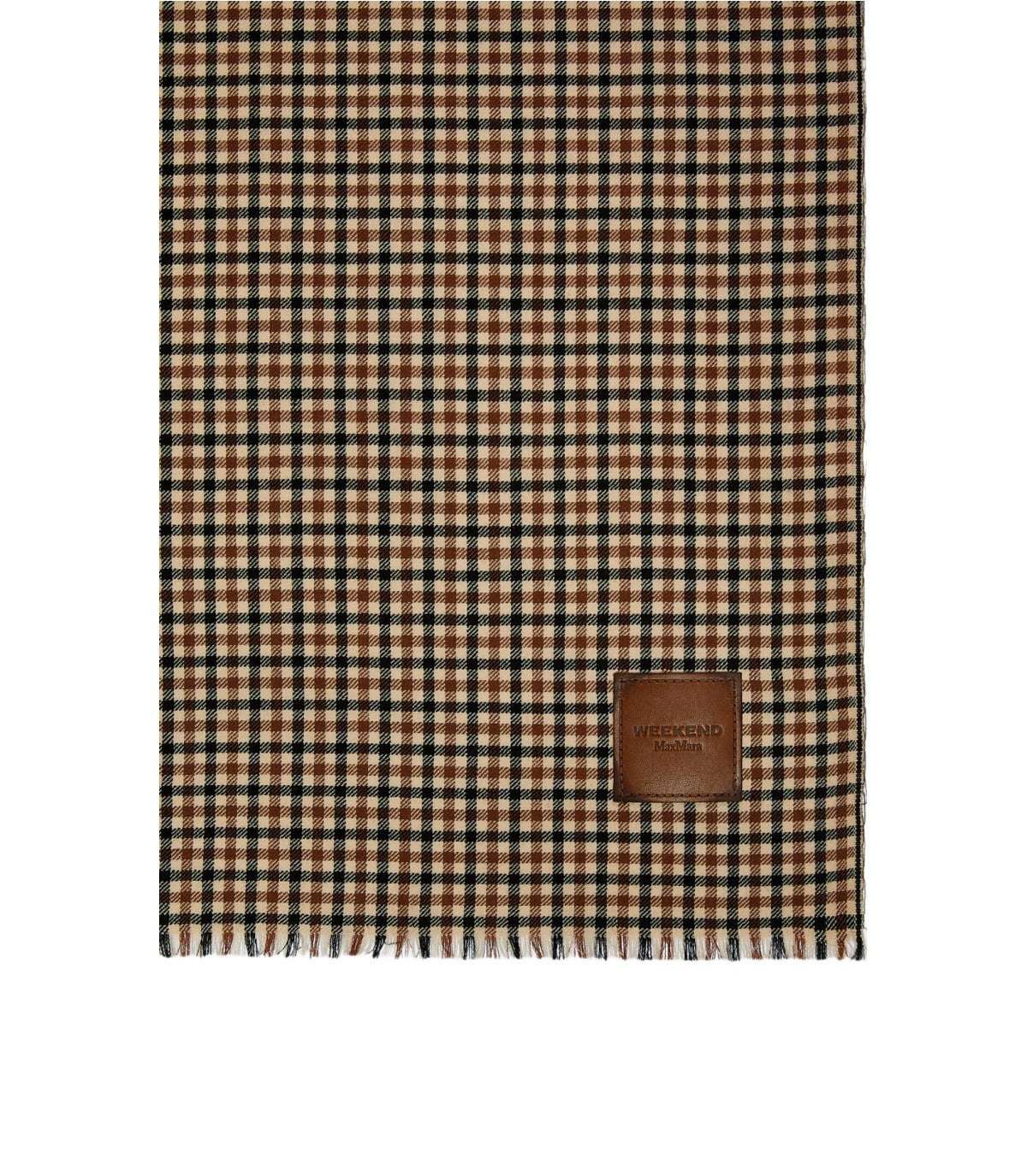 STOLA QUANTUM BEIGE CHECK MAX MARA WEEKEND