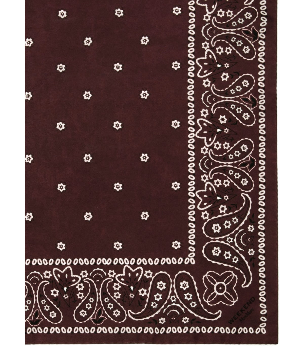 SCARF ELODIA BANDANA BROWN MAX MARA WEEKEND
