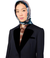 FOULARD ONESTO BLU MAX MARA WEEKEND