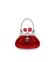 CLUTCH PASTICCINO NOCINO SAMT ROT MAX MARA WEEKEND