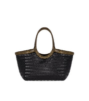 NANTUCKET BLACK KHAKI SHOULDER BAG DRAGON DIFFUSION