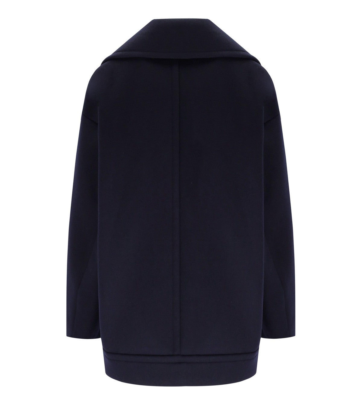 DOUBLE-BREASTED PEA COAT ALPE BLUE MAX MARA WEEKEND