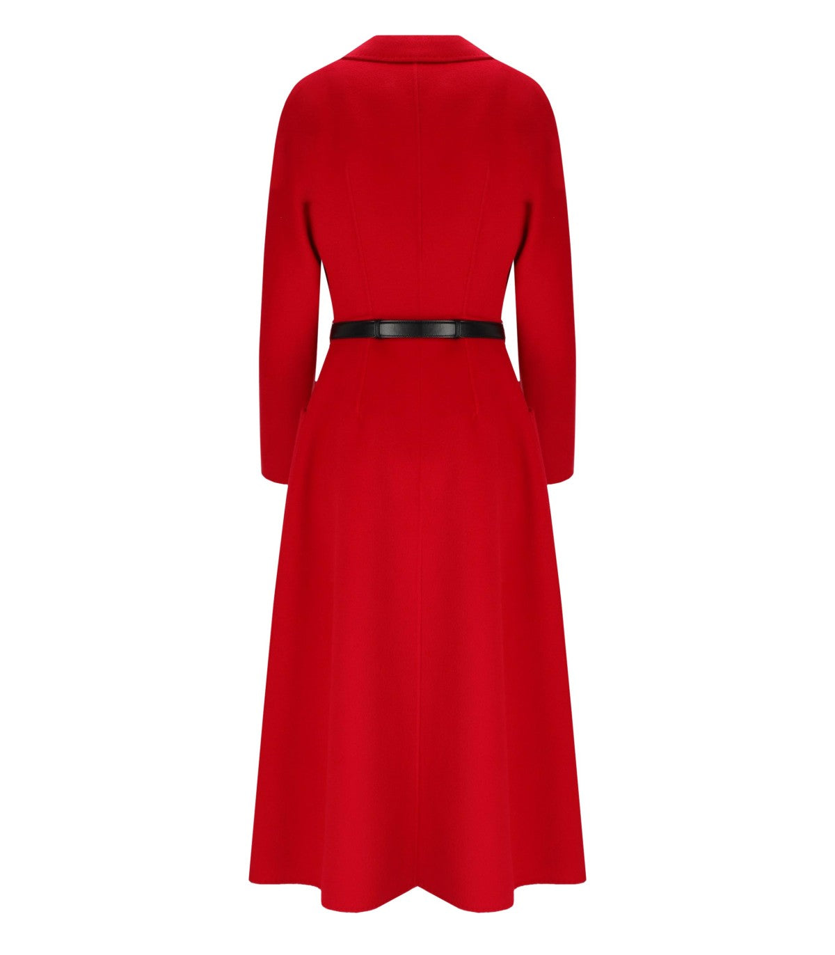 BELTED COAT RED ELISABETTA FRANCHI