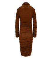 ABITO MIDI MARRONE ELISABETTA FRANCHI