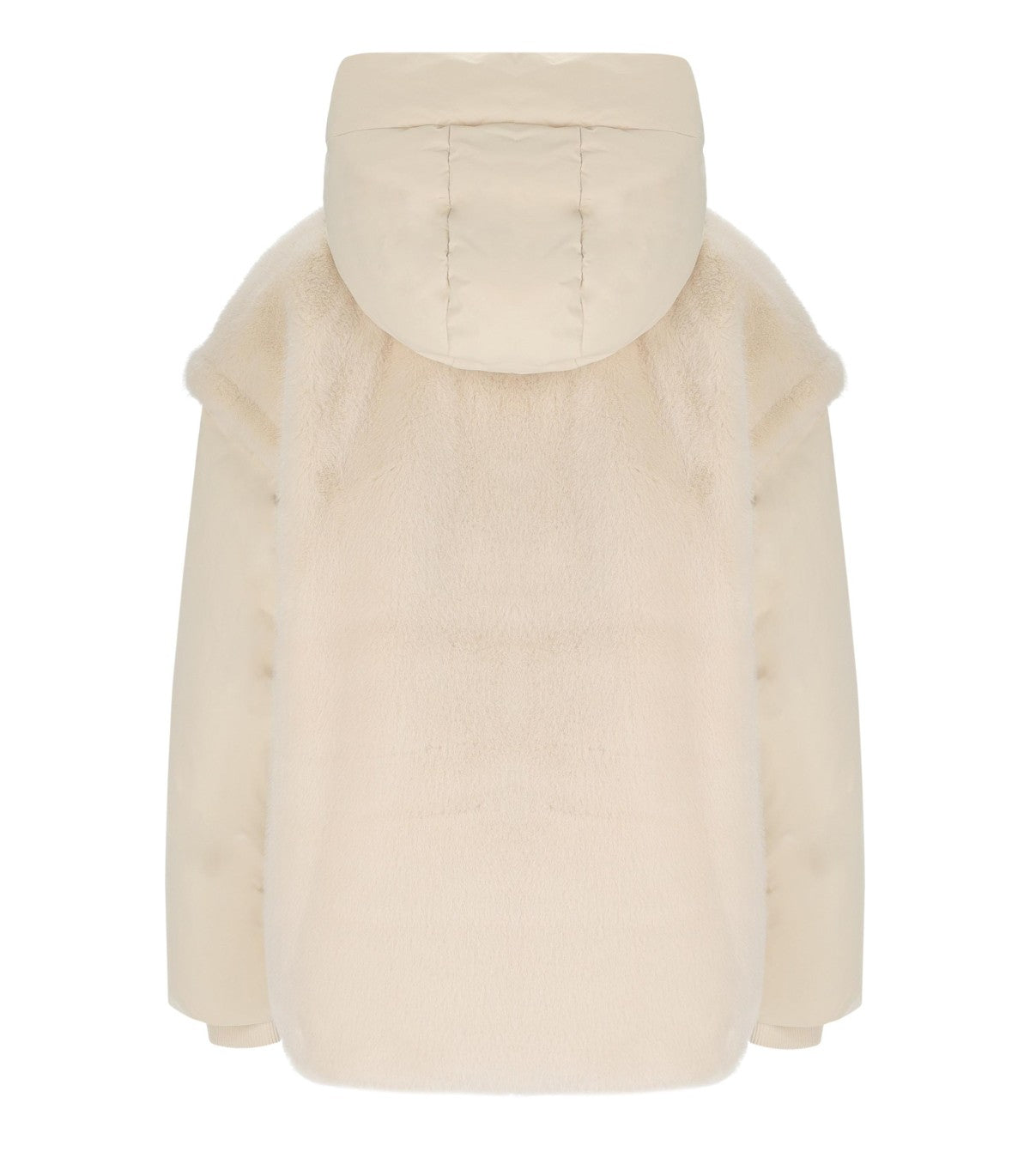 BOMBERJACKE AUS KUNSTFELL KBEAUTY BEIGE ESSENTIEL ANTWERP