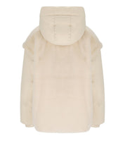 BOMBERJACKE AUS KUNSTFELL KBEAUTY BEIGE ESSENTIEL ANTWERP