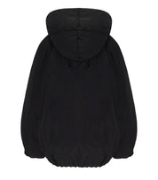 PIUMINO CON SCIARPA PAPIRI NERO MARELLA